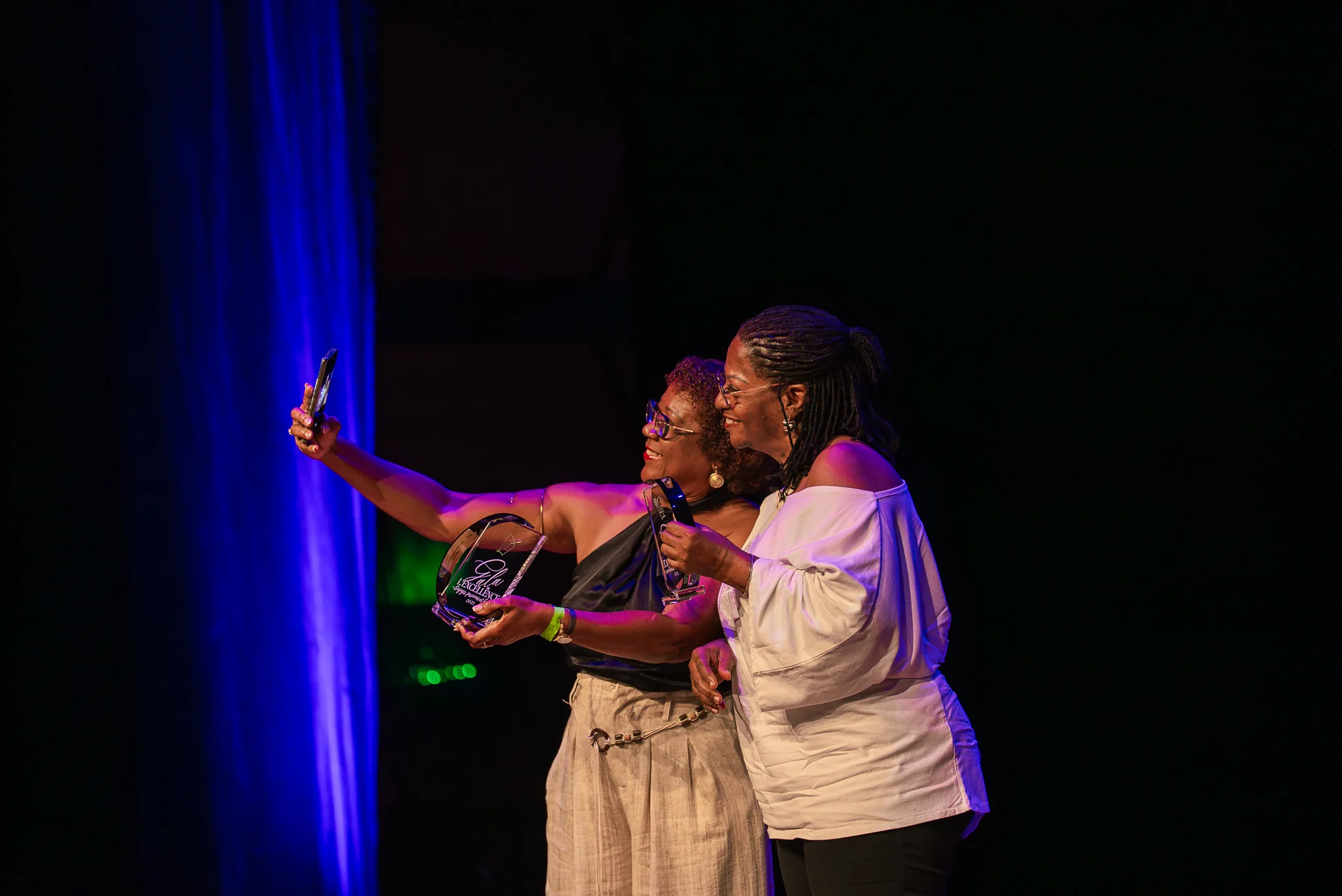 Scène et temps fort du gala