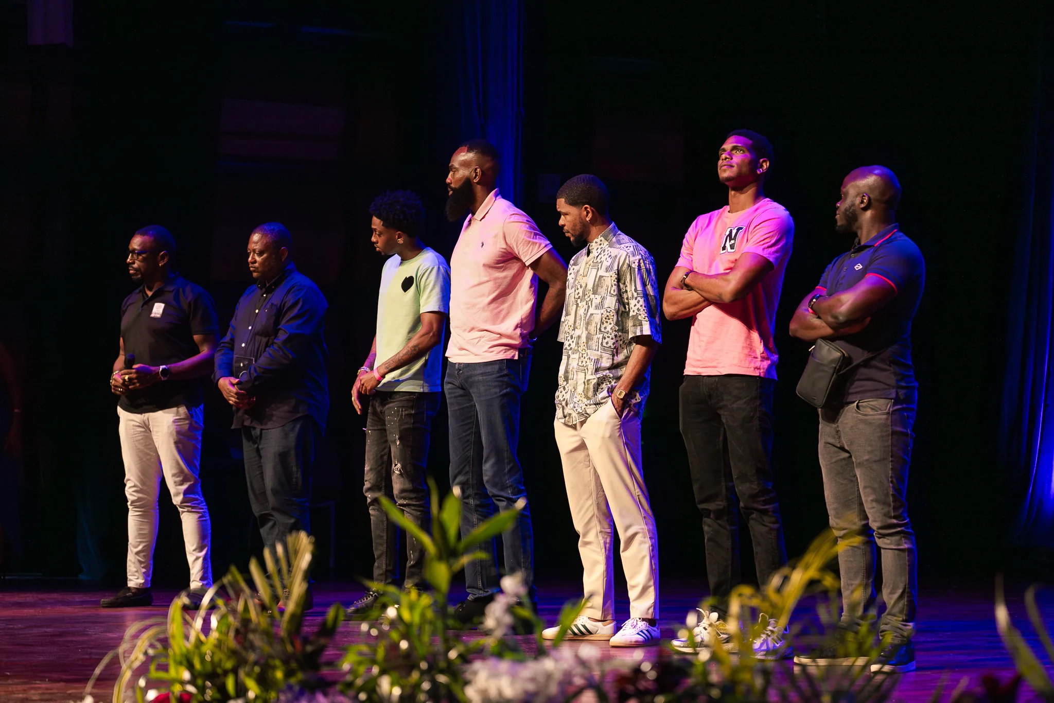 Invités et bénévoles de la cérémonie